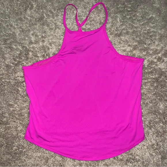All in Motion Fitness Tank Pink Spaghetti Strap Racerback Size Large - Picture 8 of 9